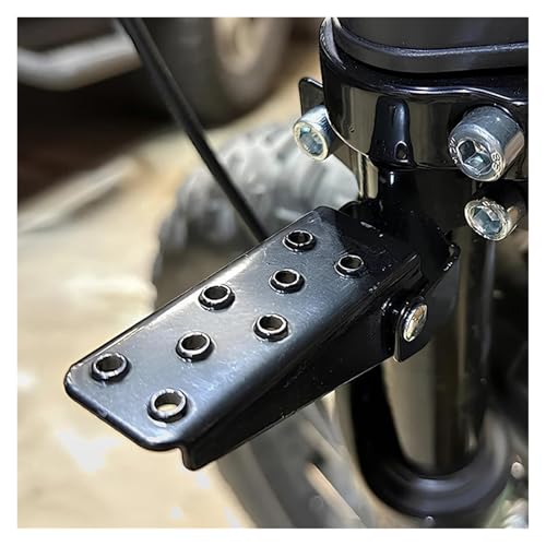 Repose-Pieds Remplacement Vélo Pliables et Noirs en Paire
