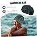 BRIGHTFUFU Wear-Resistant Swimming Cap for Women Design Hair Protection Swimming Hat