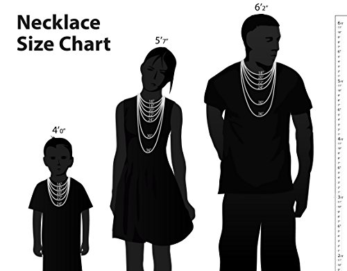 1.3mm Solid .925 Sterling Silver Flat Link Chain Necklace - Image 6