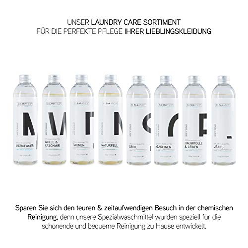 CLEANATICS Lammfell Waschmittel Konzentrat mit rückfettendem Lanolin für Naturfell, Schaffell & Baby-Produkte wie Lammfelldecke, Schaffellteppich, Schaffellmantel & Kinderwagen-Fußsack (250 g)