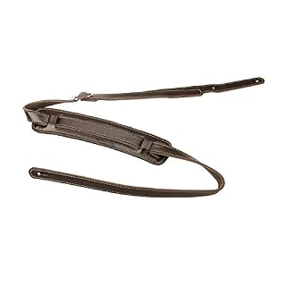 Walker & Williams Style vintage Sangle de guitare Premium en cuir Marron foncé Extra long jusqu’à 155 cm. - Les Beatles, Paul McCartney, John Lennon, RIngo Starr, George Harrison Walker & Williams Style vintage Sangle de guitare Premium en cuir Marron foncé Extra long jusqu'à 155 cm. – Image 3