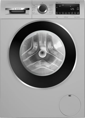 Image of Bosch 8 kg 5 Star Fully-Automatic Front Loading Washing Machine (WGA2341SIN, Silver, AI active water plus, In-Built Heater)
