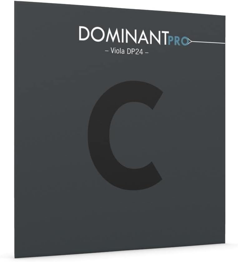 Thomastik-Infeld Dominant Pro Viola C String DP24 Synthetic Core, Tungsten-Silver Wound, Med, Ball End 4/4 for Advanced Violinist - Powerful, Balanced, Fast Bow - Broad Sound Colors - Made in Vienna