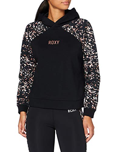 Roxy Kisses from La - Sudadera con Capucha Y Cremallera para Mujer Sudadera con Capucha Y Cremallera, Mujer, True Black izi, L
