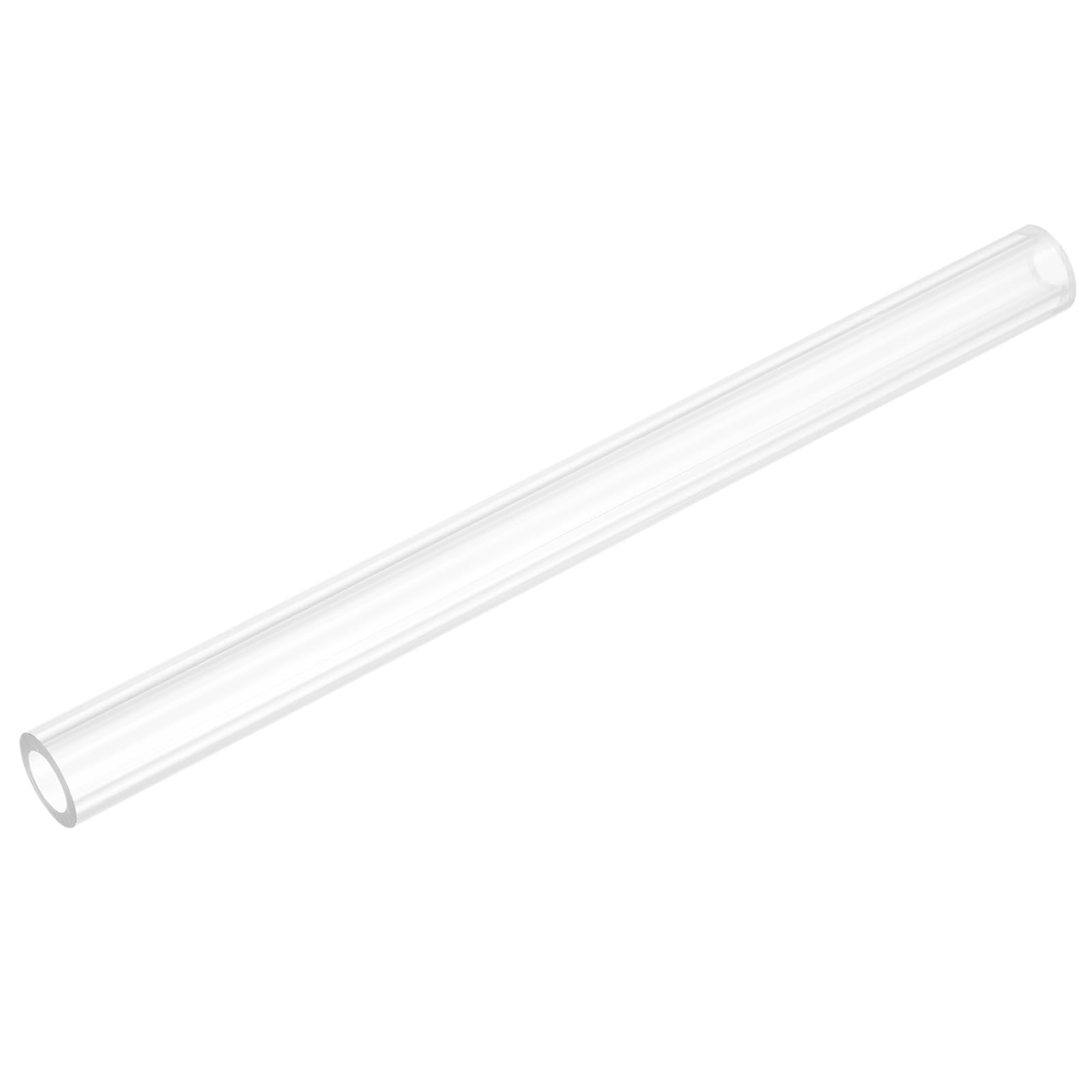 uxcell Rigid Round Clear Tubing 16mm(5/8") ID x 20mm(13/16") OD x 0.8Ft(250mm) Length Plastic Tube