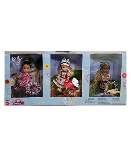 Barbie Kelly Friends of the World Set de 3 Muñecas miniatura 1