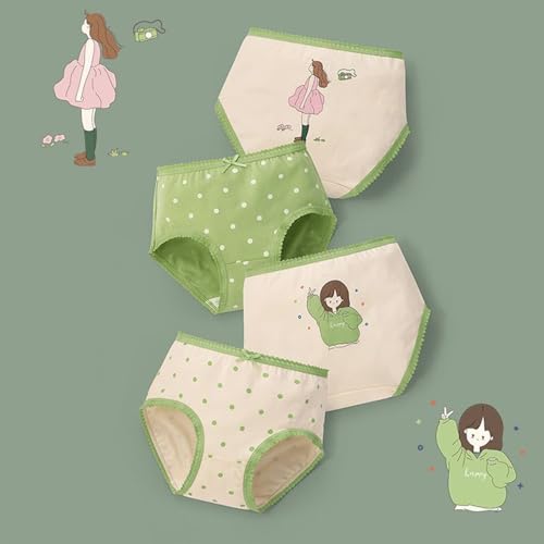 Image of benetia Girls' Underwear Soft Cotton 6-8 Pack