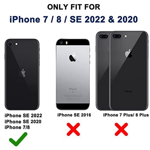 Coque antichoc iPhone SE 2ème génération évite casse écran avec clip - 7