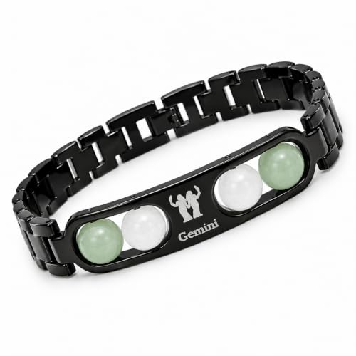 Image of Gratify Birth Crystal Metal Rashi Bracelet for Men & Women | Natural Gemstone Bracelet | Adjustable Spiritual Crystal Bracelet | Includes Authenticity Certificate | Gift for Astrology Lovers
