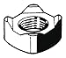 M6-5.00 Steel Square Weld Nut, 100 pk. (3 Pieces)