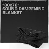 Large Soundproof Blanket 80x72in – Durable Sound...