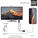 Lightning HDTV Adapter【Apple MFi Certified】, HDTV Adapter für iPhone iPad 1080P, Video Audio Sync Bildschirm Konverter, HDTV Kabel Verbinder Kompatibel mit TV/HDTV/Monitor/Projector