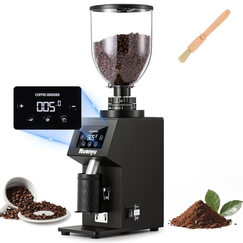 Huanyu Commercial Coffee Grinder with Touchscreen