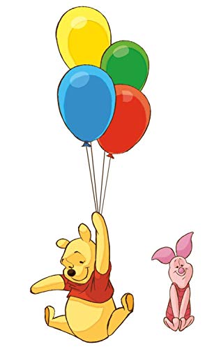 Sticker Géant Repositionnable Disney Winnie l'ourson - Pooh et Porcinet