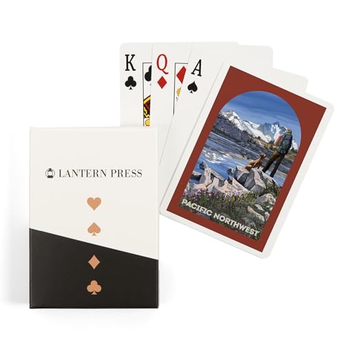 Lantern Press Baraja de 52 Cartas Poker Talla Estándar