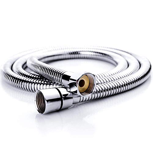 Image of SR SUN RISE Flexible 304 Stainless Steel Shower Hose, 59 Inch, Chrome