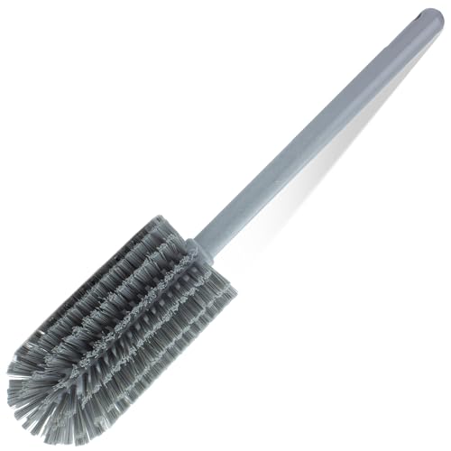 SPARTA Scrub Brush Bottle Brush, Dishwasher Safe Brush with Hanging Hole for Cleaning, Plastic, 16 Inches, Gray by SPARTA - Image 2