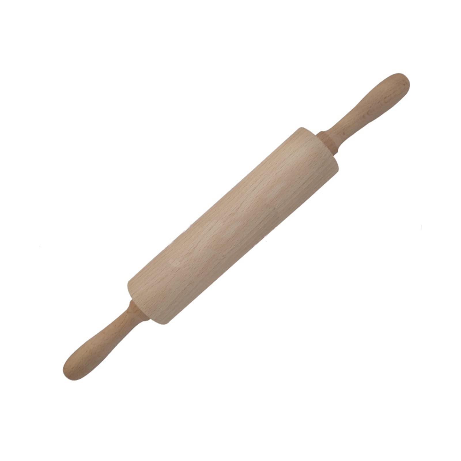 Rouleau à pâtisserie en bois à poignées rotatives pour réussir vos biscuits