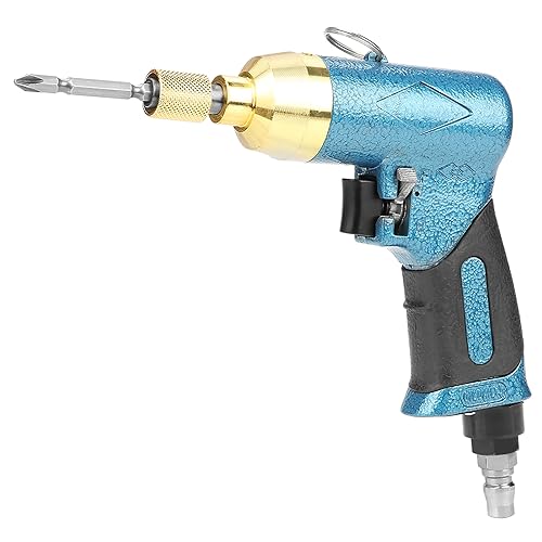 YWBL-WH Tournevis Pneumatique KP-805P, Pistolet à Vis Pneumatique Portatif avec Embout 5H 8000-10500 Tr/min pour un Usage Industriel Professionnel, Tournevis...