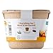 Back to The Roots Organic Marigold Flower Grow Kit with Plantable Starting Pot Soil and Seeds