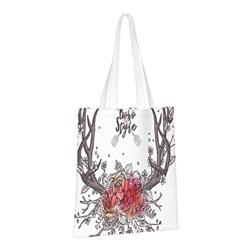 Canvas Tote Bag，Colorful Ink Swirling Reusable Large Shopping Shoulder Tote Bag For Women2