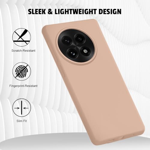 Image of LIRAMARK Liquid Silicone Soft Back Cover Case for OnePlus 13 /1+13 5G (Pink)