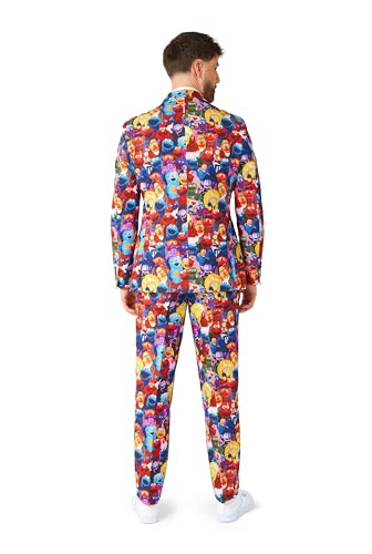 Opposuits Men's Sesame Street Suit - Official Suit - Slim Fit - Including Blazer, Pants and Tie - Multicolor3