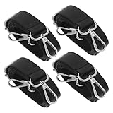 VERDANVERSE 4 Stück Verstellbare Pferdedecken Beingurte aus Nylon mit Metall Drehschnalle...