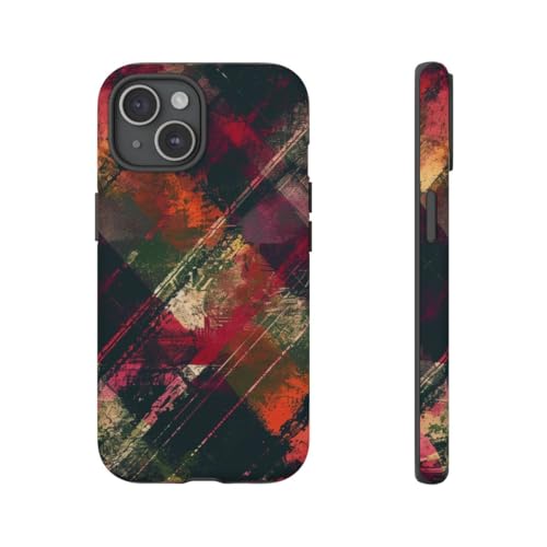 Coque rigide mate iPhone 15 bordeaux : finies les traces de doigts et rayures