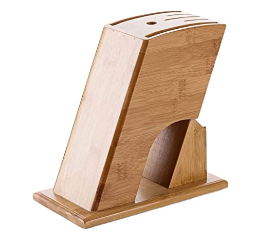 MEIZHITU Bloque Cuchillos Cocina Utensilios De Cocina De Bambú Soporte para Cuchillos Soporte para Cuchillos Almacenamiento De Cuchillos Accesorios De Cocina