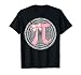 Funny Pi Day Spiral Math Teacher Happy Pi Day Coquette Bow T-Shirt