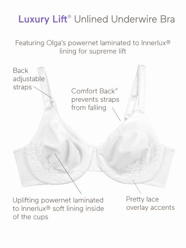 Image of Olga Women's Luxury Lift Full-Figure Full-Coverage Bra Og35063
