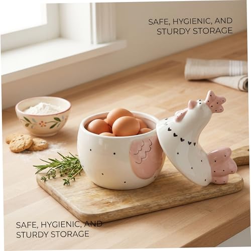Récipient de stockage de poulet drôle et pot à biscuits design - 6
