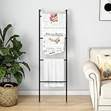 Dimensions du porte-serviettes : 50 l x 13 P x 168 H cm. Uniquement pour la décoration ou le stockage, ne pas grimper !