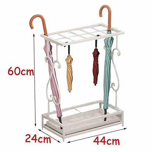 Support de parapluie blanc multifonctionnel grand modèle hôtel - 6