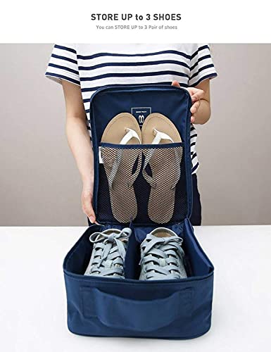 Image of Styleys Shoe Bag /Shoe Pouch for Travelling /Storage (Maroon, S1095)