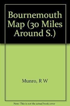 Paperback Bournemouth Map (30 Miles Around) Book