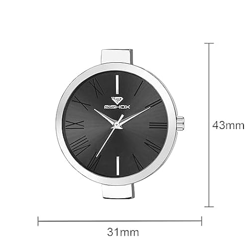 RISHOX-Analog-Dial-Stainless-Steel-Chain-Watch-for-Women