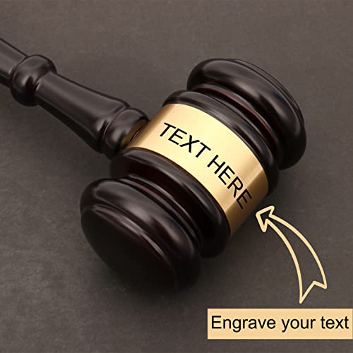 Custom Wooden Gavel And Sound Block,Sinseike Personalized Gavel Sound Block For Lawyer Judge Auction Sale #TOP1