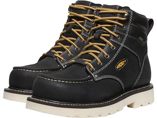 Image of KEEN Utility Men's Cincinnati 6 inch Composite Toe Waterproof 90 Degree Heel Heavy Duty Work Boots