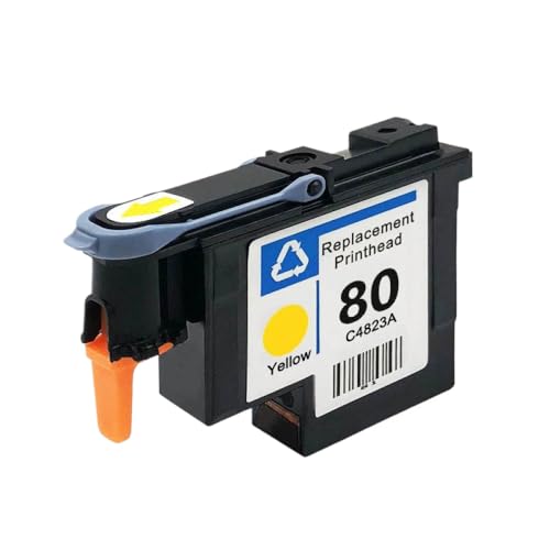 80 PrinThead C4820A C4821A C4822A C4823A DesignJet 1050 1055 1055CM 1050C�ƌ݊���(1PCS Yellow)