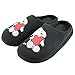 The Peanuts – Snoopy Hausschuhe Puschen Slipper Schwarz Gr. 38/39
