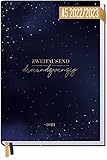 Chäff-Timer Classic A5 Kalender 2022/2023 [Starry Night] Terminplaner, Terminkalender für 18 Monate: Juli 2022 bis Dez. 2023 | Wochenkalender, Organizer mit Wochenplaner | nachhaltig & klimaneutral