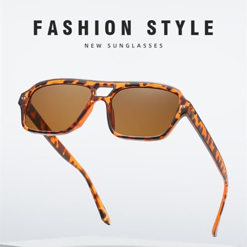 Lunettes de soleil carrées anti-éblouissement taille unique