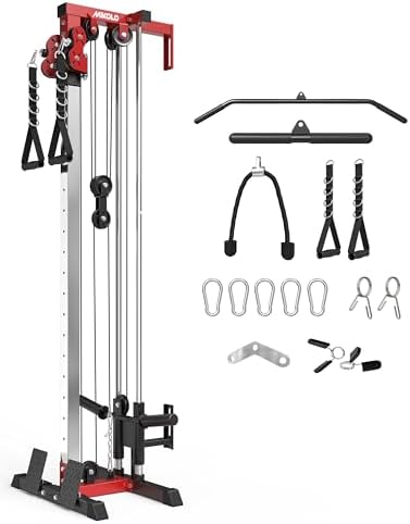 Mikolo Wall Mount Cable Station G3, 19 Positions, Dual Pulley