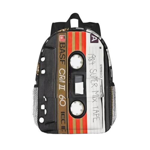 ASYG Funny Retro 80s 90s Backpack Lightweight Casual Daypack Travel Laptop Backpack