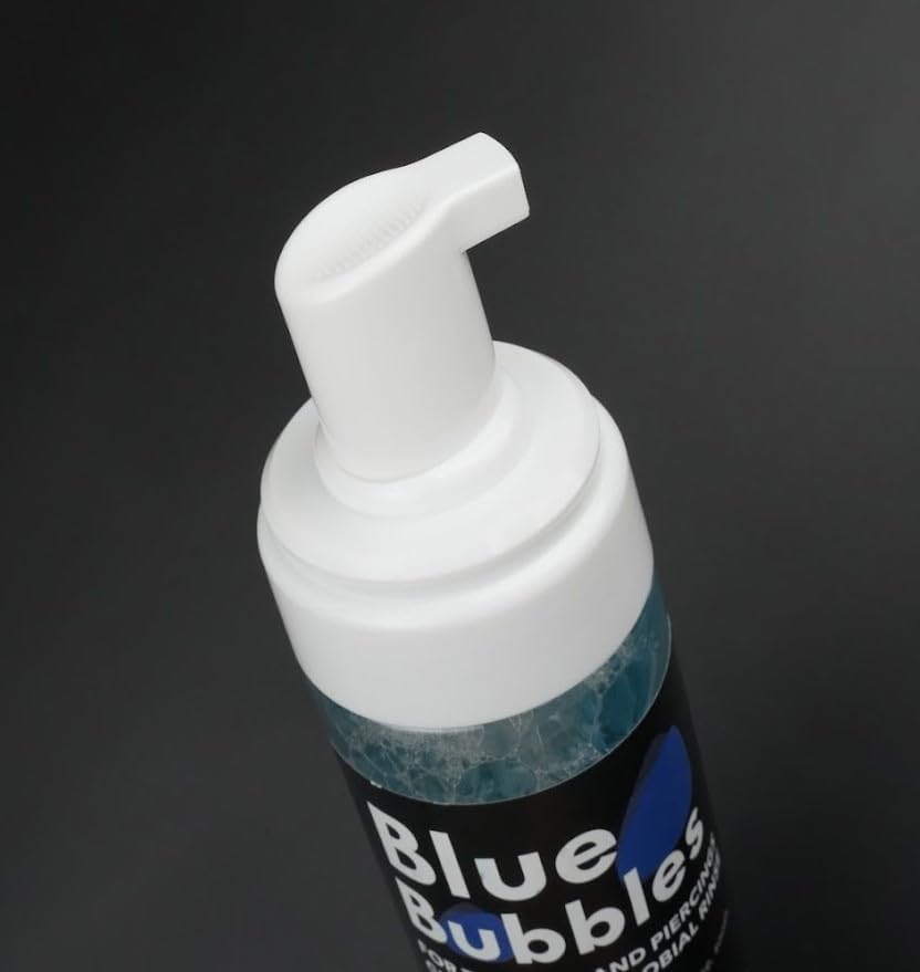 DGT Tattoo Supply DGT Tattoo Aftercare Foam Soap 220ml Blue Bubbles for Healing, Cleansing and Cleansing Skin and Perforations