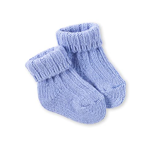 Hofbrucker Weiche Kaschmir Babysocken warme Erstlingssocken 0-6 Monate - in Himmelblau (62)