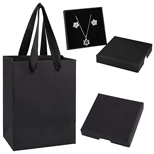 Yoosso Boite A Bijoux Cadeau, Ecrin Bijoux Boite Cadeau Bijoux Vide Boîte D'emballage de Bijoux pour Bague Chaîne Bracelet Emballage Cadeau Saint Valentin Cover