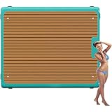 Cojín de aire inflable, balsa flotante de agua, plataforma de pesca, cama de aire para natación en el mar, plataforma de acoplamiento de muelle de yate de 3 x 3 m